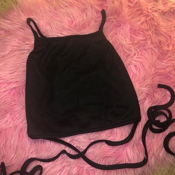 Brand New! Baddie Criss-Cross Crop Top Small ✨ - Picture 4 of 6